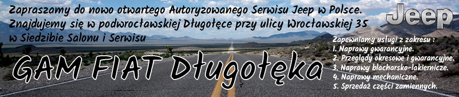 Salon i serwis Jeep Długołęga