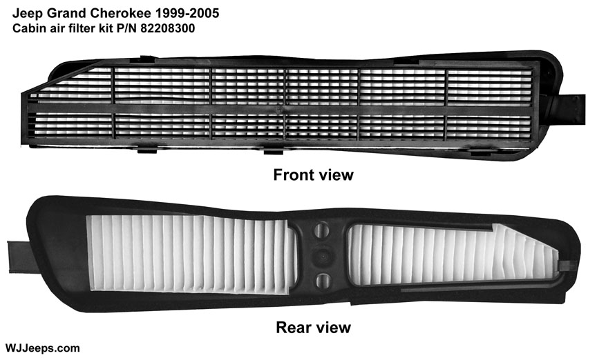 Filtr Powietrza Kabinowy Jeep Grand Cherokee Wj Srl